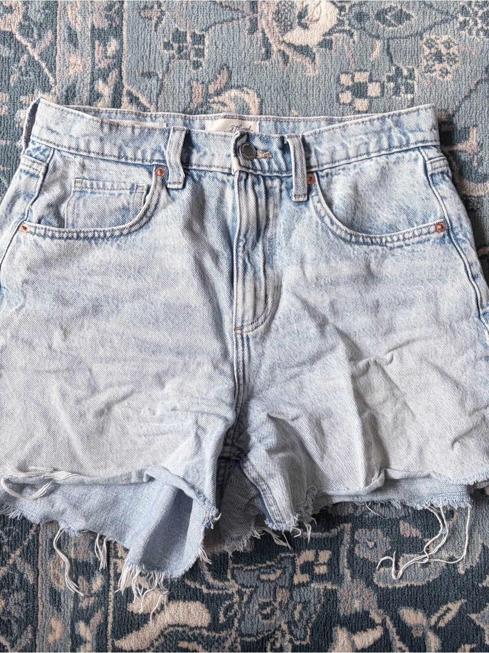 Universal Thread Light Wash Denim Cutoff Shorts